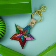 Rainbow Star Keyring - Buy Online With Free UK Delivery Over £20