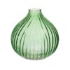 Large Green Ribbed Vase - For Sale Online UK