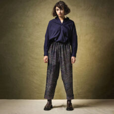 Crepe Pants Marbled Indigo - Buy Online With Free UK Delivery