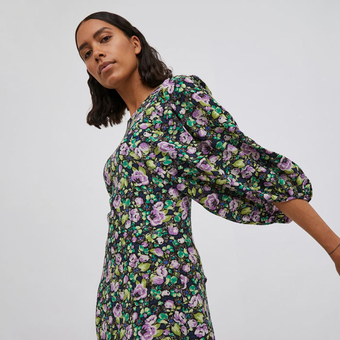 Vicludia Floral Midi Dress - For Sale Online UK