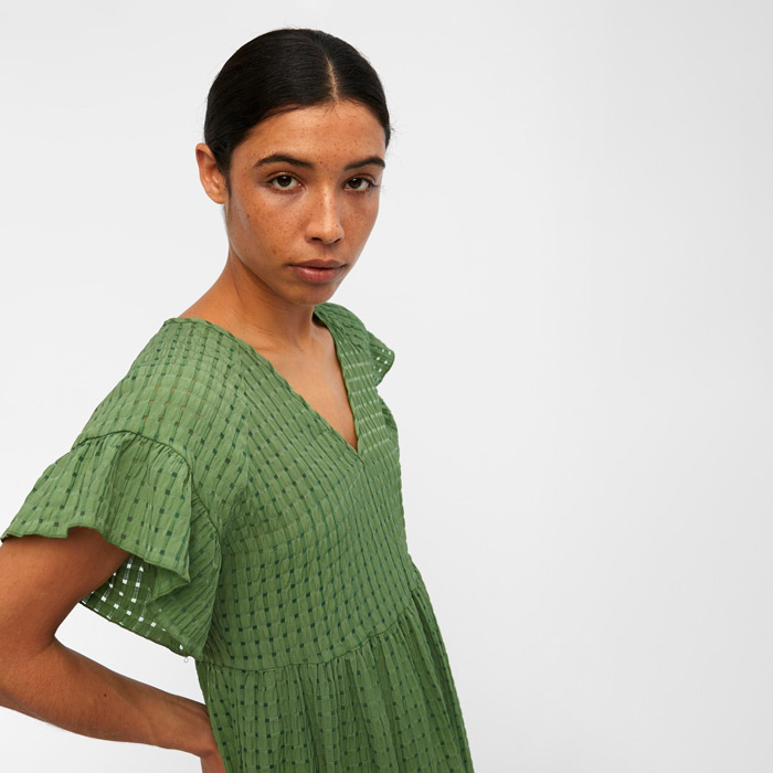 Object Vita Green Dress - Purchase Online With Free UK Delivery