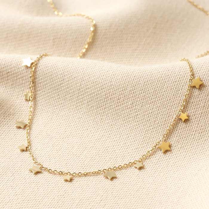 Gold Star Charm Necklace - Free UK Delivery Online