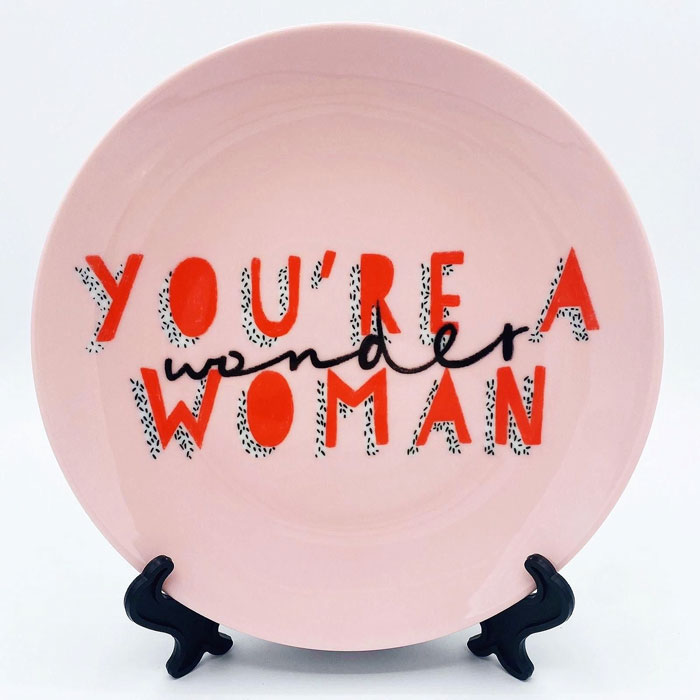 You're A Wonder Woman Plate - Buy Online UK