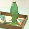 Green Glass Fish Bottle - Buy Online UK