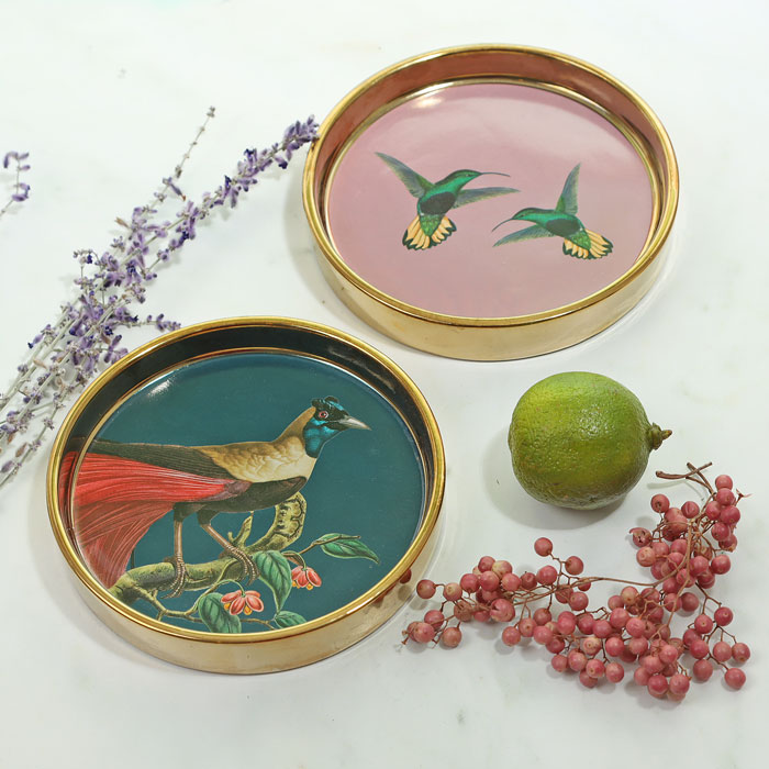 Birds Of Paradise Trinket Dish - Buy Online UK
