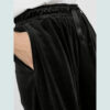 Black Velvet Drawstring Pant - For Sale Online UK