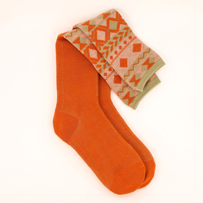 Boot Socks Ladies Orange - Buy online UK