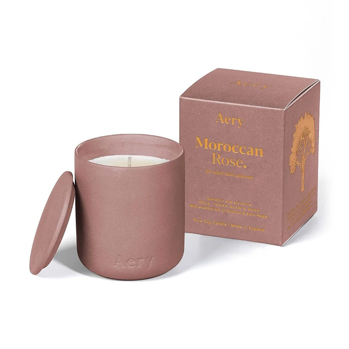 Romantic Moroccan Rose Candle - Buy Online UK