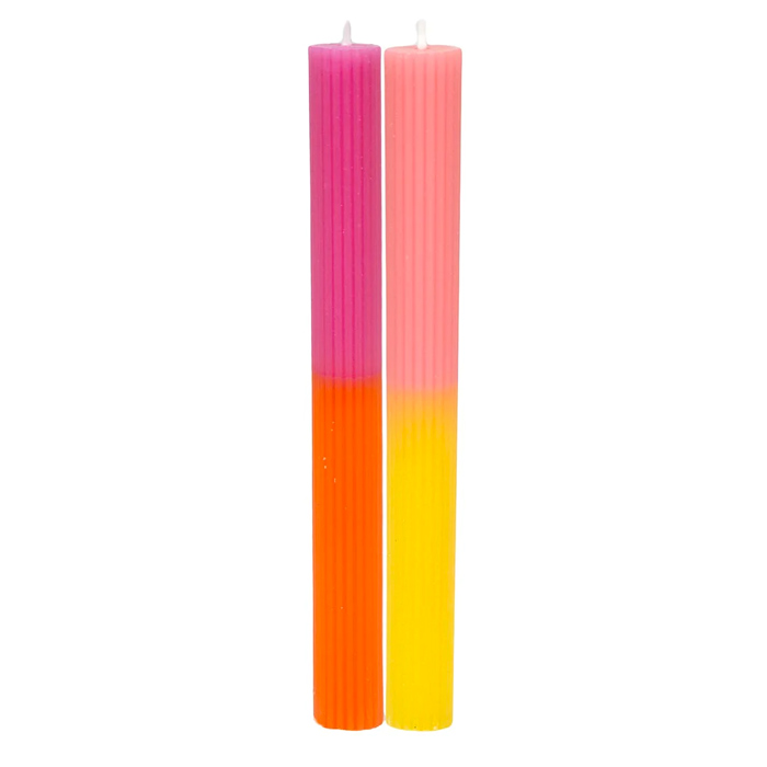 Coloured Tapered Candles - Buy Online UK