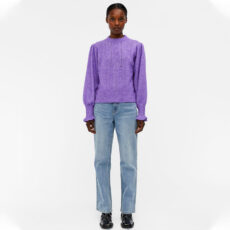 Object Objophelia Lilac Jumper - Purchase Online With Free UK Delivery
