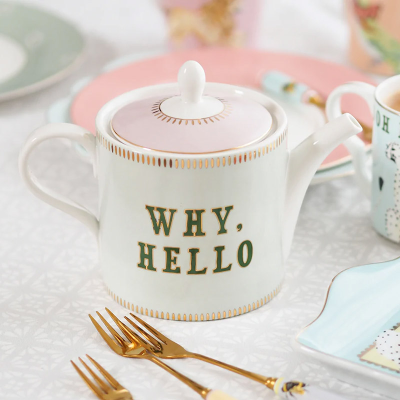 Yvonne Ellen Teapot Why Hello - Buy Online UK