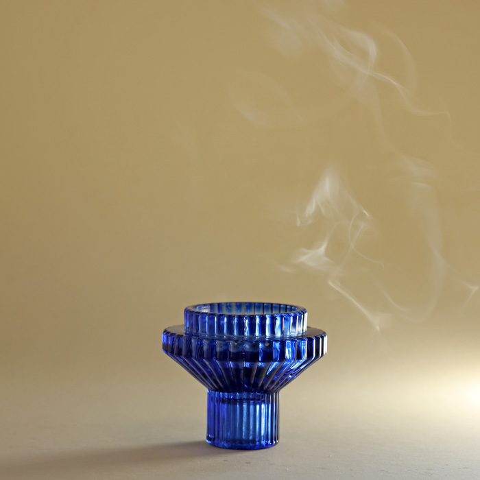 Small Blue Candle Holder - Purchase Online UK