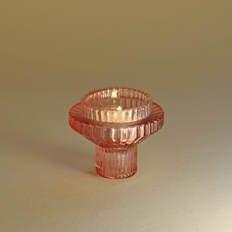 Small Pink Candle Holder - For Sale Online UK