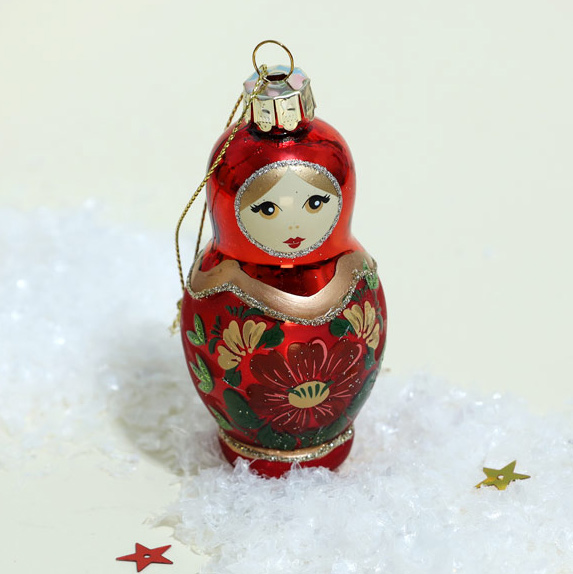 Matryoshka doll Christmas Bauble