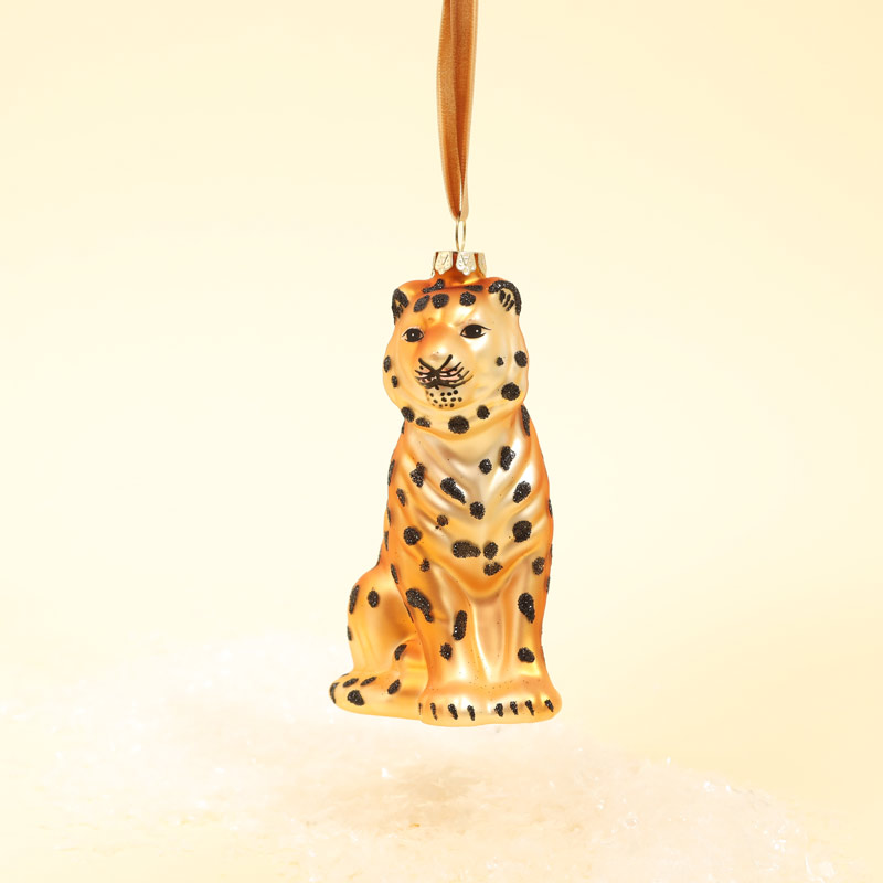 Cheetah Christmas Tree Decor - Buy UK