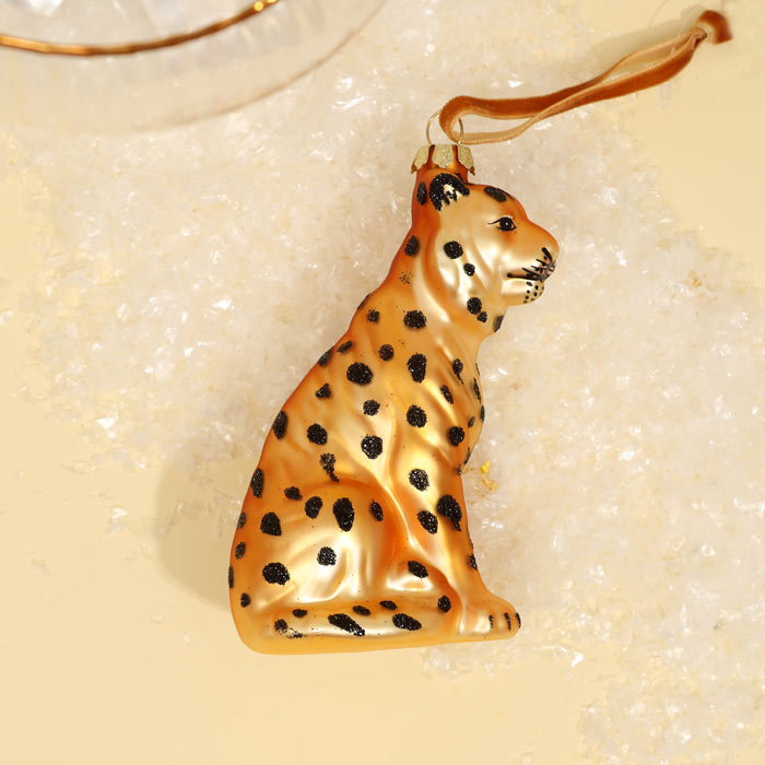 Cheetah Christmas Tree Decoration - Buy Online UK
