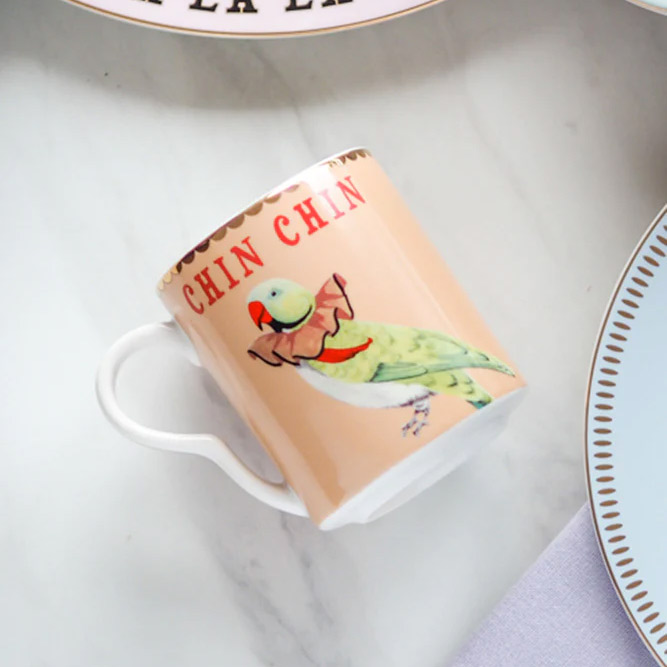 Parakeet Small Mug Yvonne Ellen - Buy Online UK