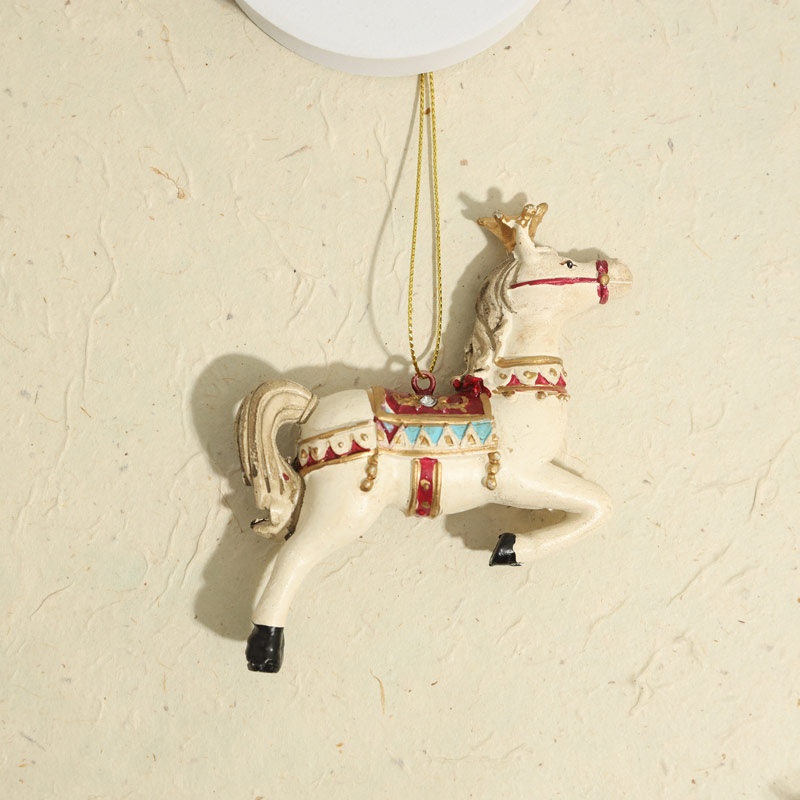 Resin Circus Horse Tree Decoration - Buy Online UK