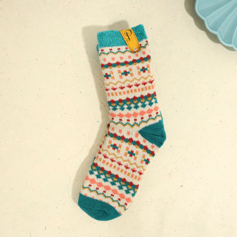 Ladies Winter Short Fluffy Socks - Buy Online UK