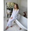 Scalloped Edge Cotton Pyjamas - Buy Online With Free UK Delivery