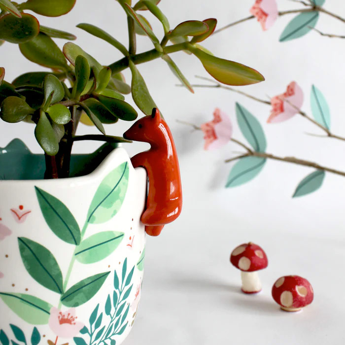 Fox Ceramic Plant Pot - Buy Online UK