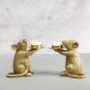 Mouse Candle Holder Set Of Two - For Sale Onlien UK