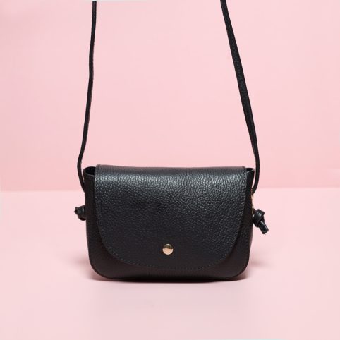 Small Leather Crossbody Bag in Navy - Buy Online With Free UK Delivery