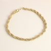 Twisted Gold Rope Necklace - Buy online UK