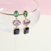 Multicoloured Crystal Drop Earrings - Buy Online UK