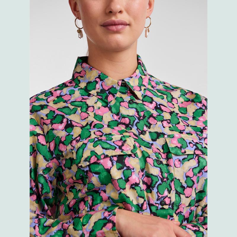 Abstract Leopard Print Shirt - For Sale Online UK