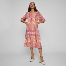 Vila Multi-Coloured Check Dress - Buy Online UK