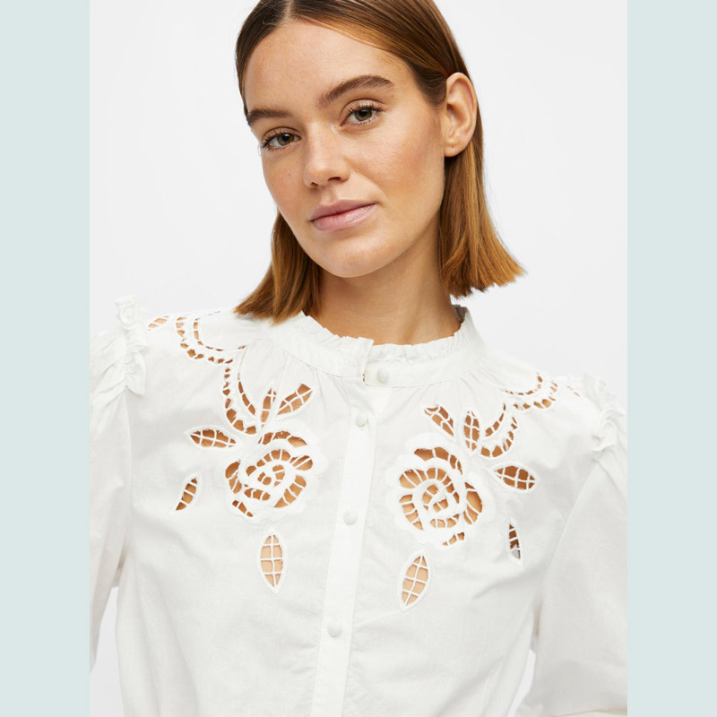 Object Cut-out Detail Blouse - For Sale Online UK