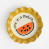 One In A Melon Scalloped Plate - Buy Online UK