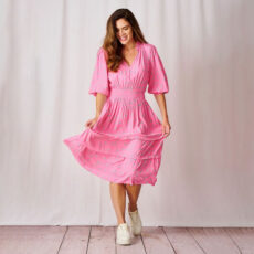 Star Print Midi Dress - Buy Online UK