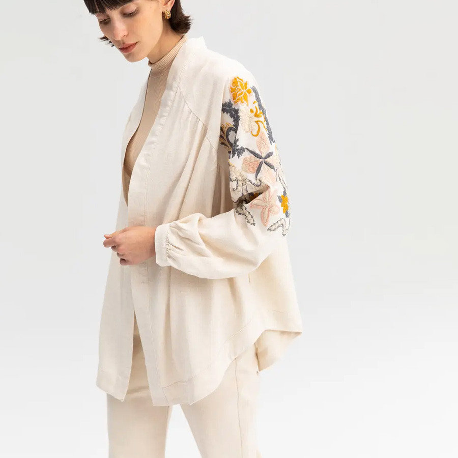 Embroidered Jacket/Kimono Free UK Delivery