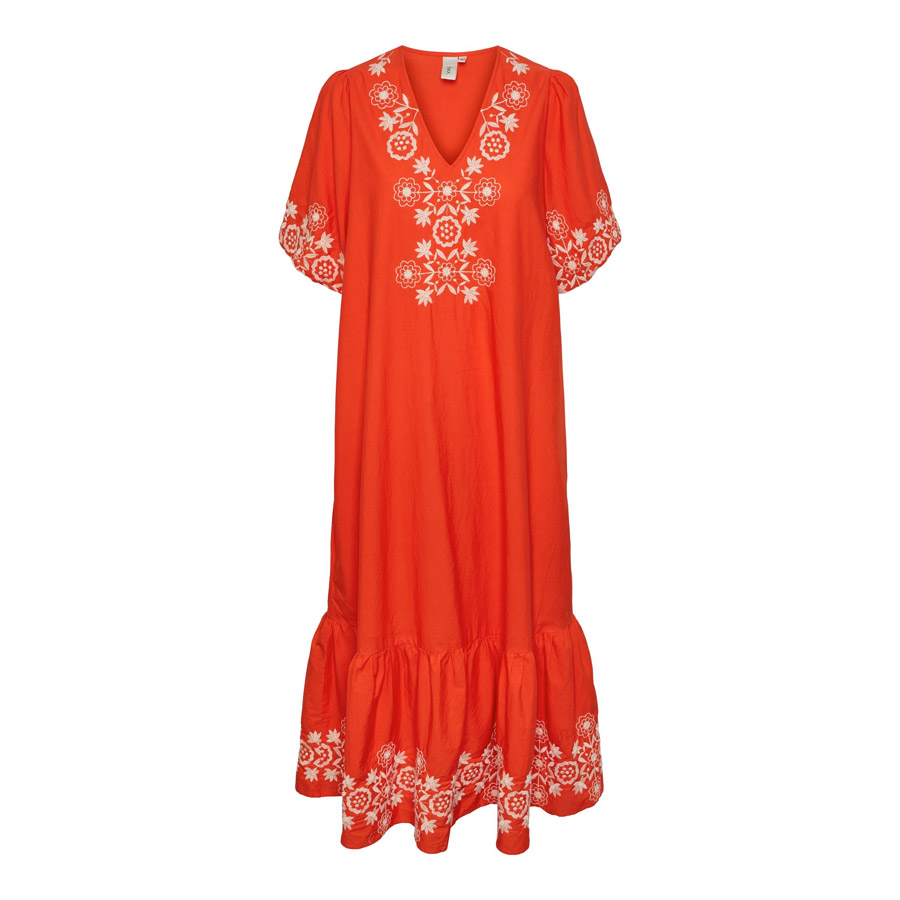 YAS Embroidered Maxi Dress - Buy Online UK