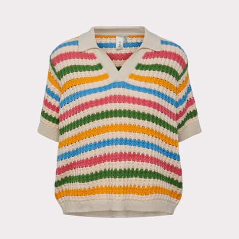 YAS Stripe Knit Top - Buy Online UK