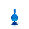 Maegen Blue Glass Candlestick Holder - Buy Online UK