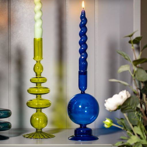 Maegen Glass Candlestick Holders - For Sale Online UK