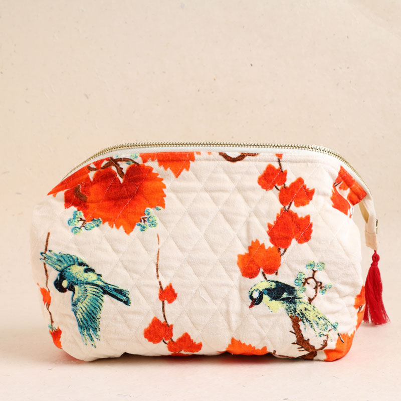 Floral Cotton Wash Bag - Buy Online UK