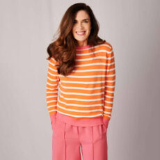 Luella Orange Stripe Jumper - Buy Online UK