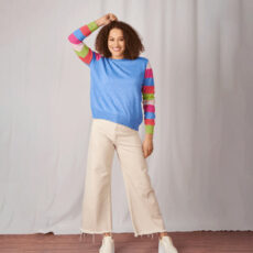 Luella Stripe Sleeve Jumper - Buy Online UK