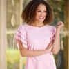 Pink Broderie Anglaise T-Shirt - Buy Online With Free UK Delivery