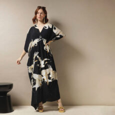 Stork Black Kaftan Dress - Buy Online UK