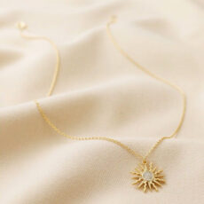 Crystal Sunshine Gold Necklace Buy Online UK