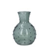 Green Glass Dimple Mini Bud Vase - Buy Online UK