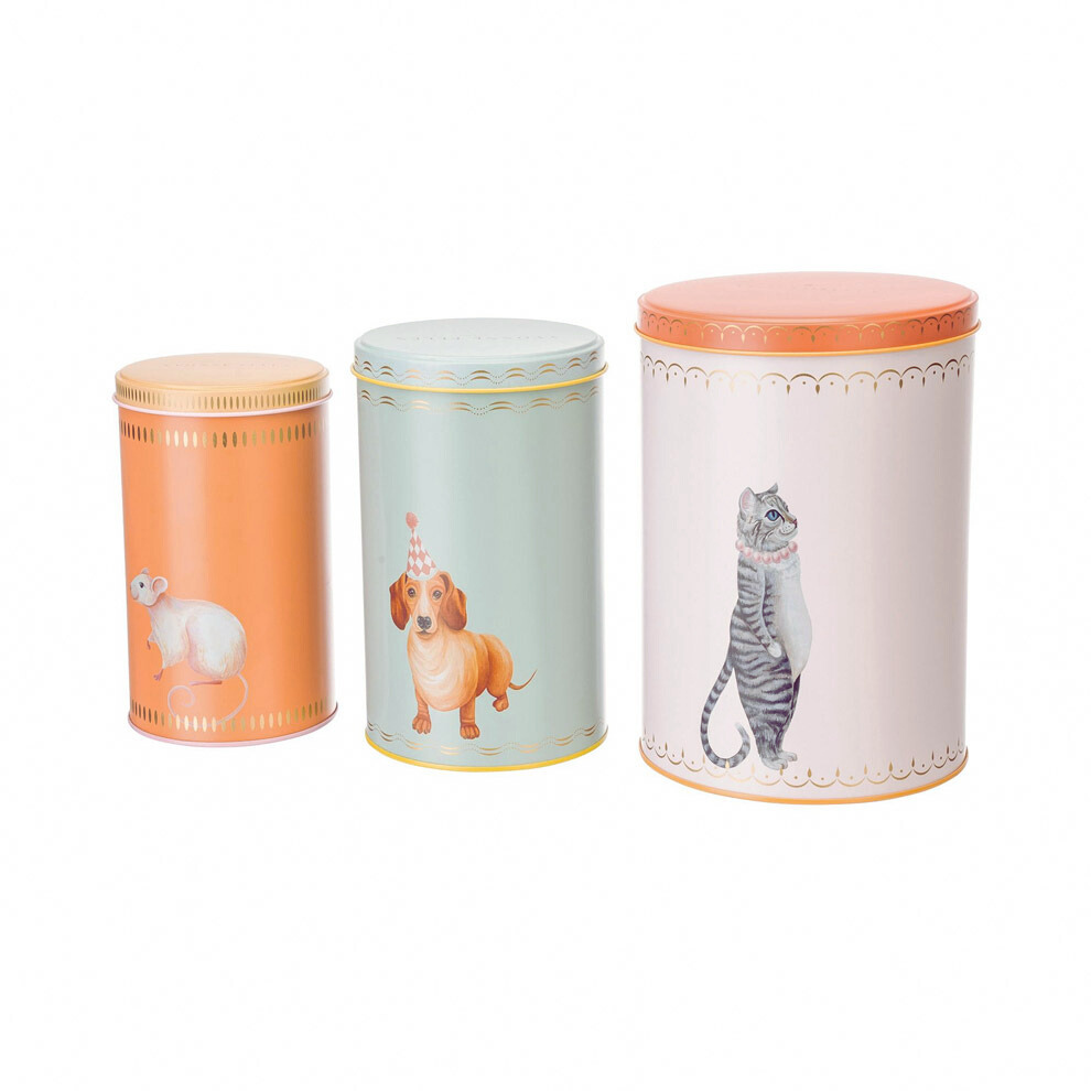 Set of Animal Storage Tins Yvonne Ellen - Buy Online UK