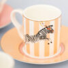 Yvonne Ellen Zebra Espresso Cup & Saucer - Buy Online UK