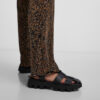 Leopard Print Pleated Trousers - For Sale Online UK