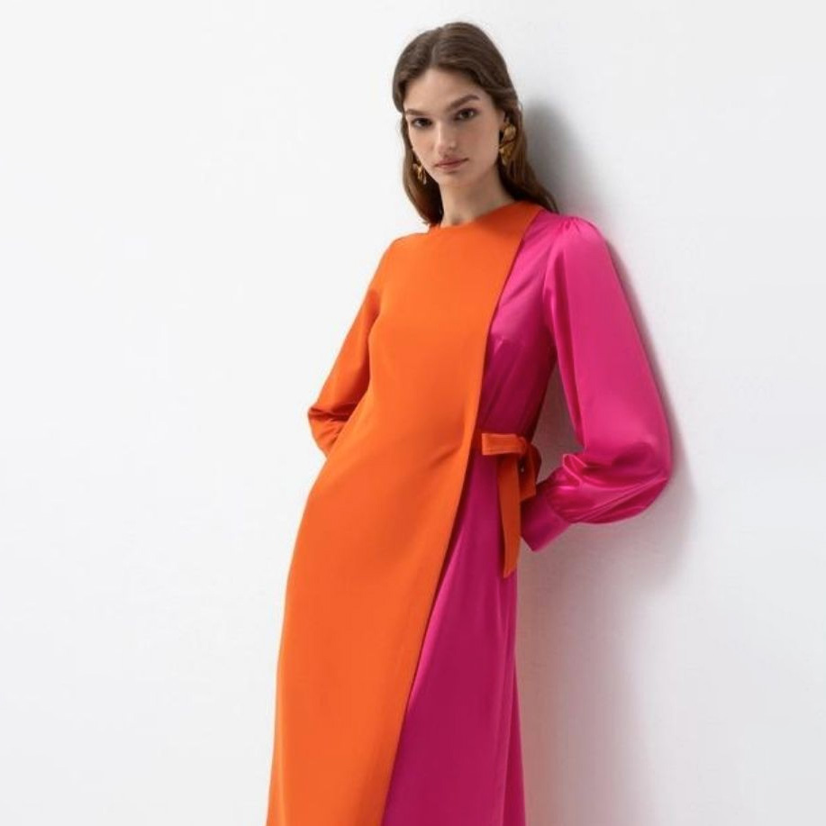 Touche Colour Block Dress - Buy Online UK